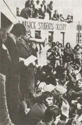 A Union General Meeting held on 8 May 1975 outside Senate House.[27]